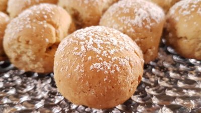 Сдобное печенье Медовые колобки с медом и корицей