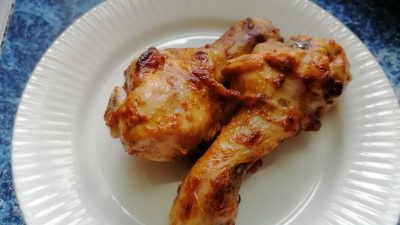 Куриные ножки в духовке в томатно-майонезном соусе