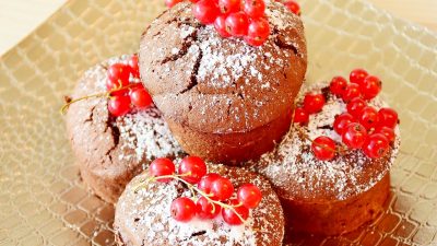 Маффины с шоколадом внутри