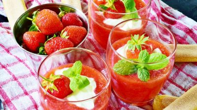 Клубничная гранита