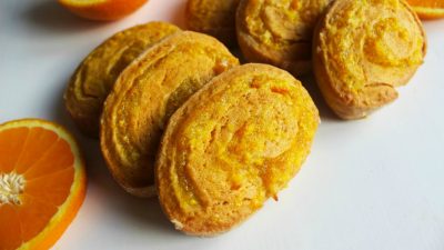 Печенье на сметане с апельсиновой начинкой