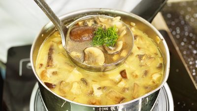 Суп из сушеных белых грибов, простой и вкусный рецепт