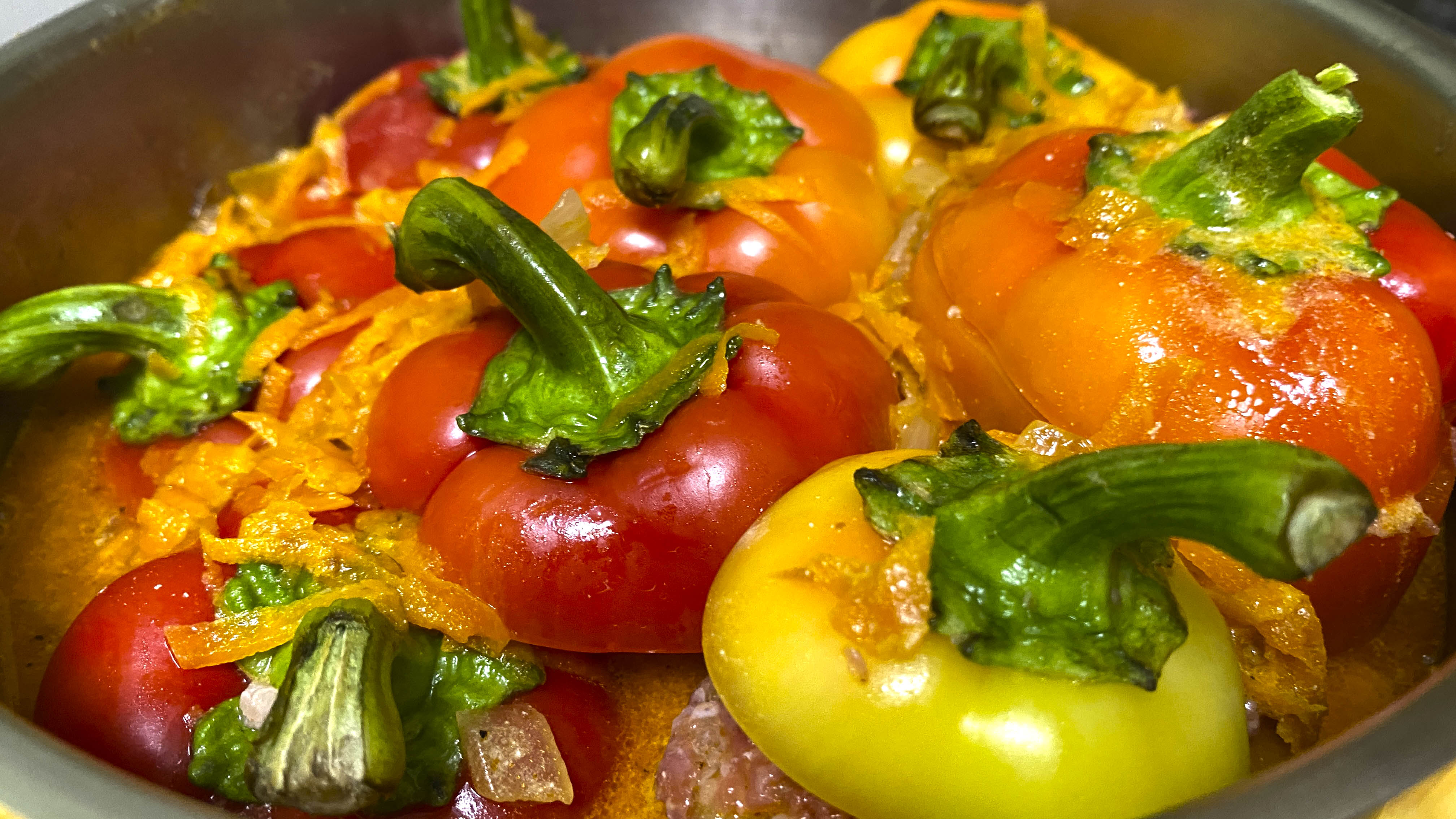 Перцы фаршированные в томатном соусе - рецепт автора 🦂 Ольга Васина 🦂