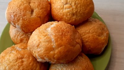 Дрожжевые булочки без яиц и молока
