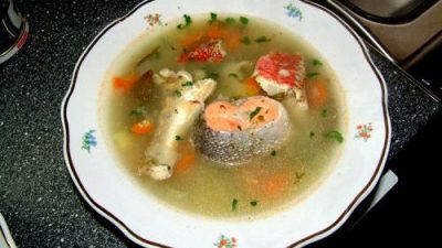 Уха на тройном бульоне