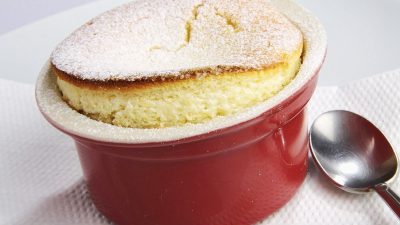 Ванильно-апельсиновое суфле с ликером