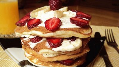 Ванильные панкейки к завтраку