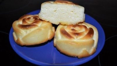 Ванильные сырники в формочках