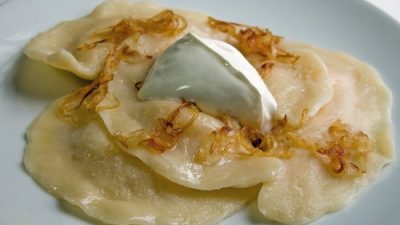 Вареники с сыром и картошкой