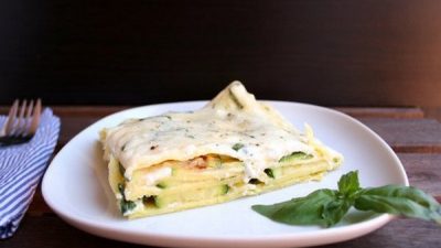 Вегетарианская лазанья с цуккини и сыром