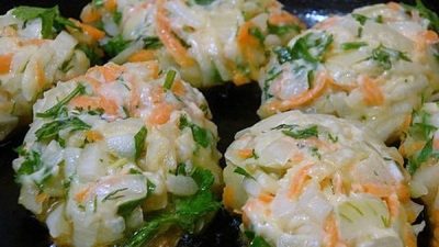 Вегетарианские луковые котлеты