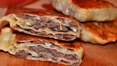 Вкуснейшие лепешки с мясным фаршем
