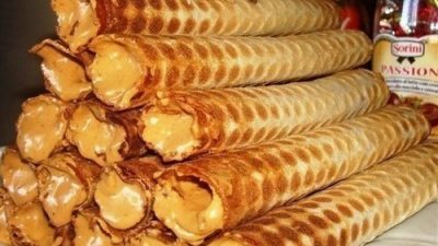 Вкуснейшие трубочки в вафельнице