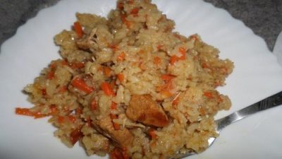 Вкуснейший домашний плов со свининой