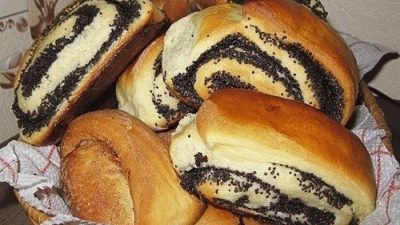 Вкусные булочки из дрожжевого теста с маком