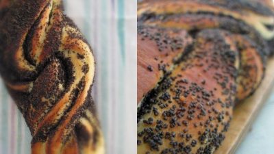 Вкусные рулеты из сдобного теста с маком