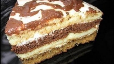 Вкусный домашний сметанный тортик