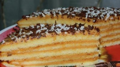 Вкусный домашний торт со сметанным кремом