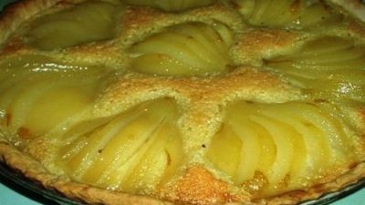 Вкусный грушевый пирог с франжипаном
