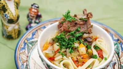 Вкусный лагман с бараниной по-домашнему