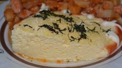 Вкусный омлет в кастрюле