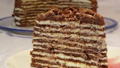 Вкусный торт «Спартак» с заварным кремом