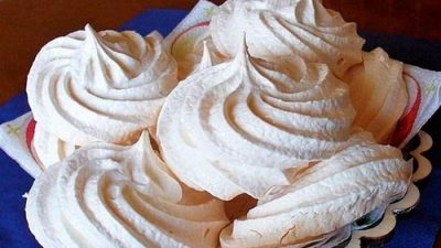 Воздушное безе из яичных белков