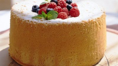 Высокий бисквит для тортов на плите