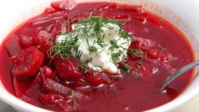 Холодный борщ без мяса «Ставропольский»