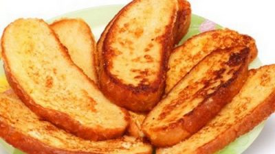 Хрустящие банановые гренки