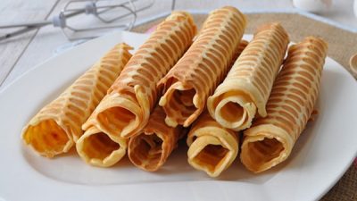 Хрустящие вафли по-домашнему