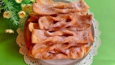 Хрустящий домашний хворост на водке