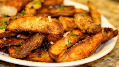 Хрустящий картофель в специях на гарнир