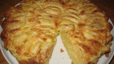 Яблочный пирог по-татарски