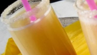 Яблочный сорбет с ликером Куантро