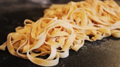 Яичная домашняя паста на гарнир