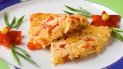 Яичница «Миш-маш» на завтрак по-болгарски
