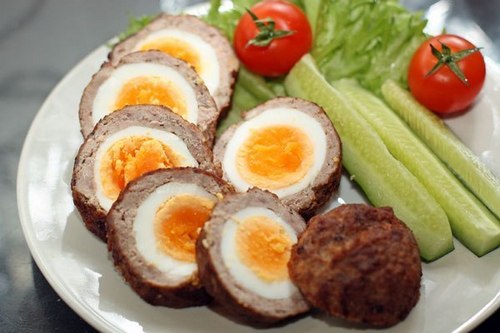 Яйца в свином фарше по-шотландски