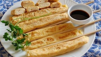 Японский омлет-рулетик