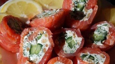 Закуска «Нежность Дракона» с форелью