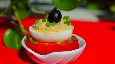 Закусочные яйца «Мимоза»