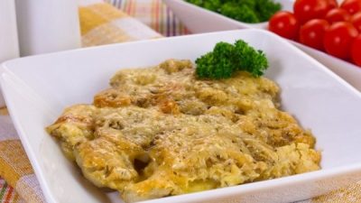 Запеченный в кефире картофель