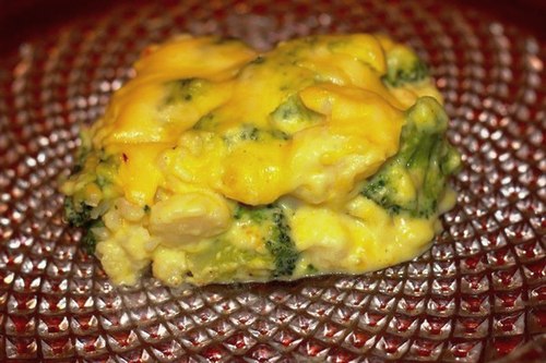 Запеканка из брокколи и цветной капусты с сыром