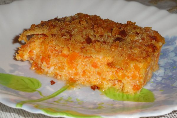 морковная запеканка в духовке рецепт из вареной моркови | Дзен