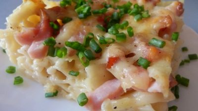 Запеканка «Ленивая» из макарон