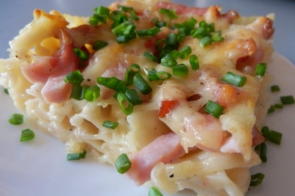 Запеканка с макаронами, фаршем и сыром - пошаговый рецепт