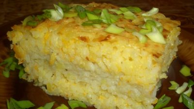 Запеканка «Воздушная» с рисом и мясом
