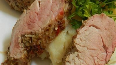 Жаркое из свинины в имбирном маринаде