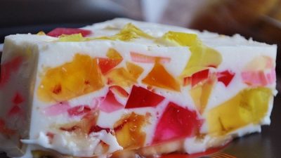 Желейный торт-десерт «Мозаика»
