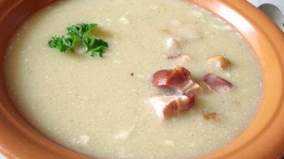 Жур по-польски с копченой грудинкой